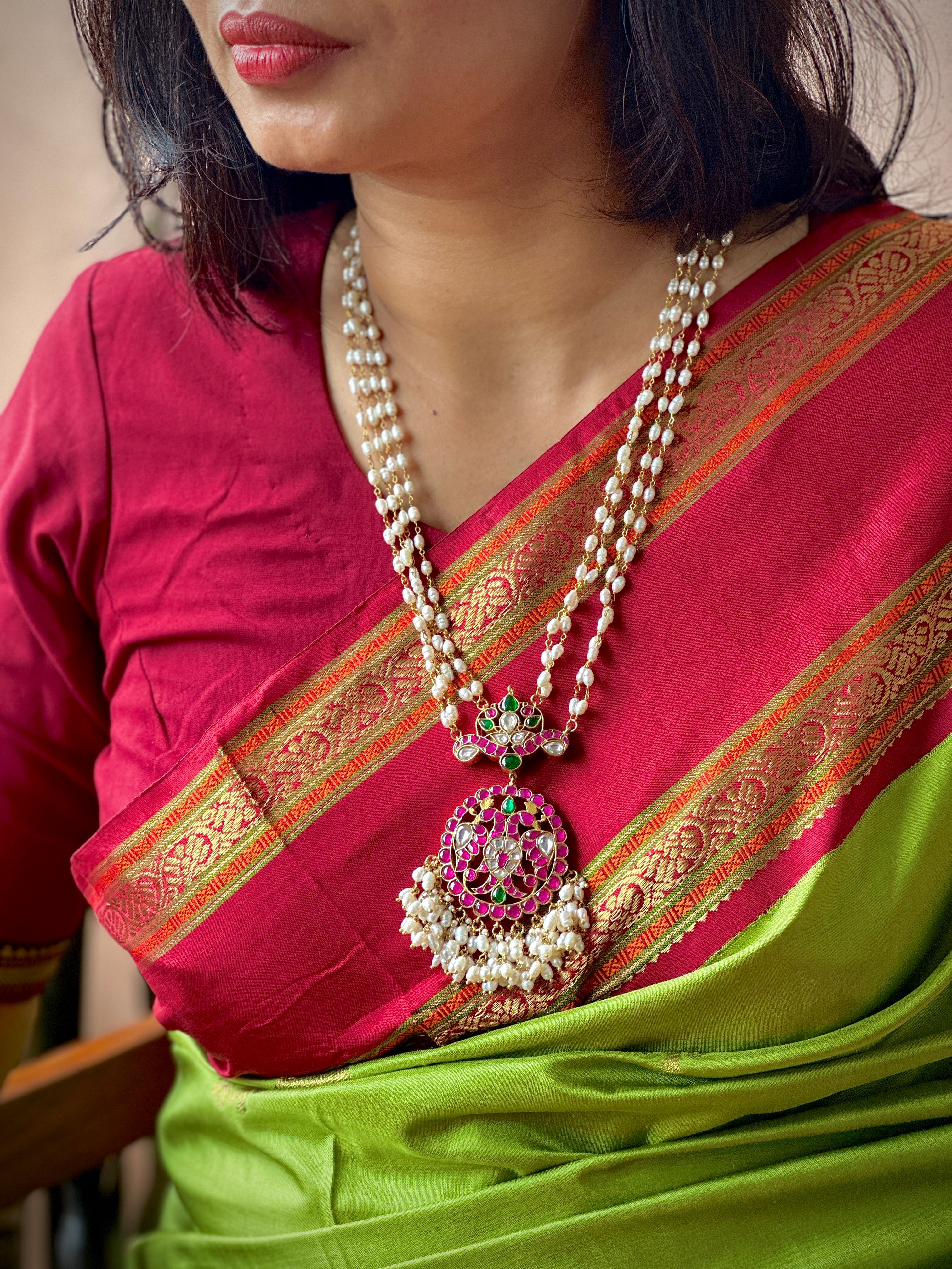 Vasanta Long pearl haram – Tarikita - Main Image