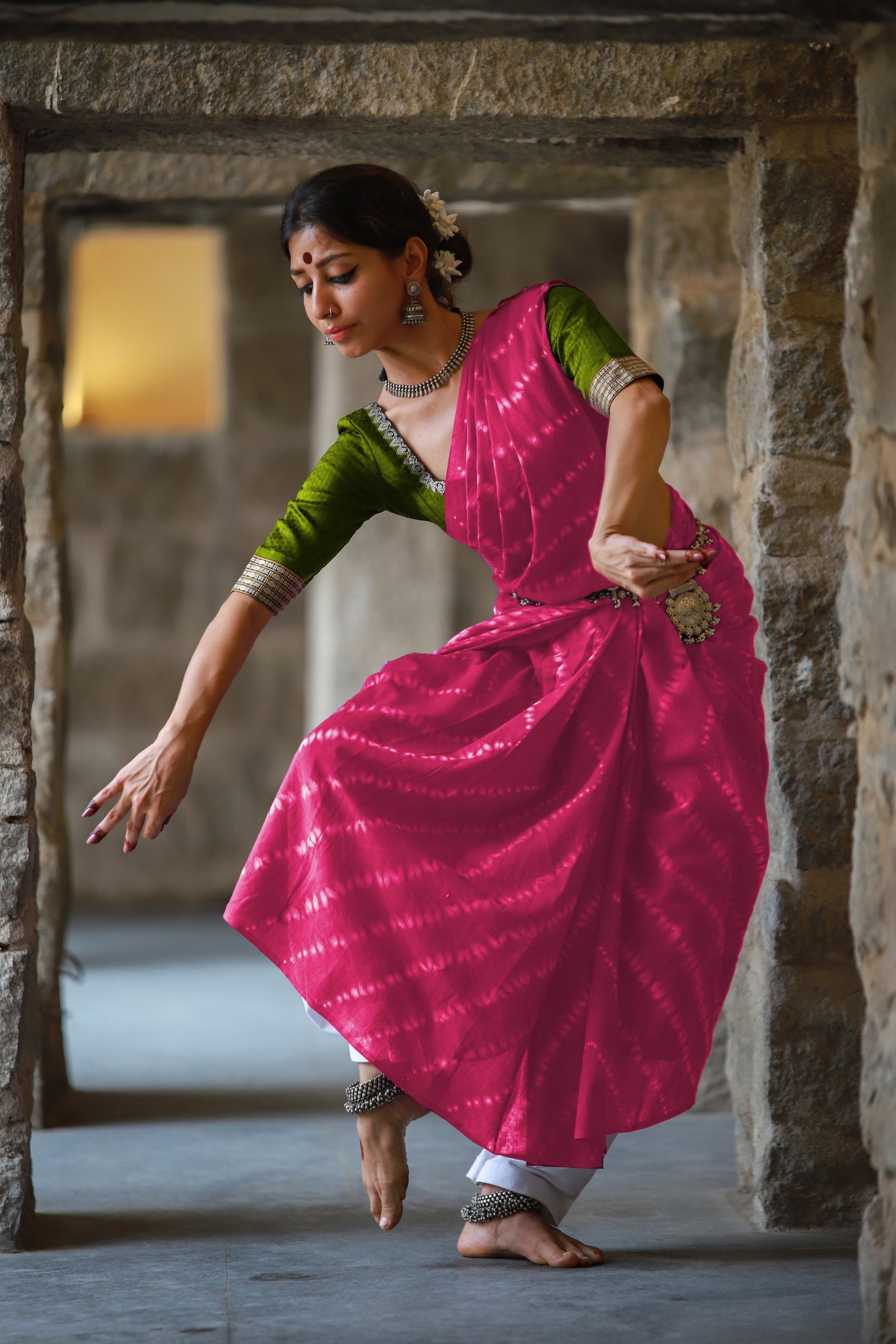 pink kuchipudi dress kuchipudi Dance Costumes at 3999/piece | in Warangal