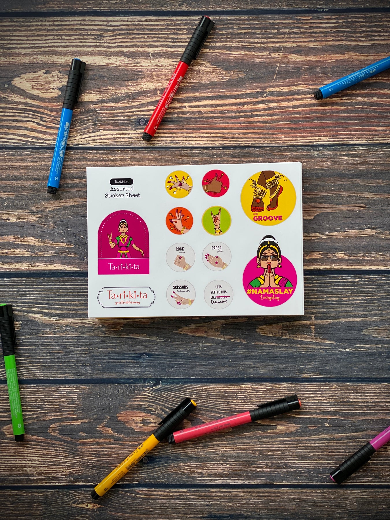 Assorted Sticker sheet (Colour) - Journal stickers – Tarikita